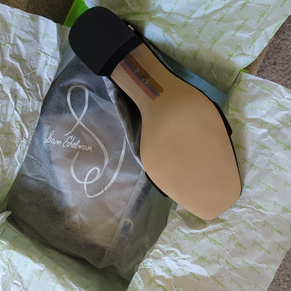 NIB Sam Edelman Daniella Black Suede Heel, Size 8.5 - Picture 9 of 11